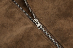 Oversized bomberjack met fleece hood