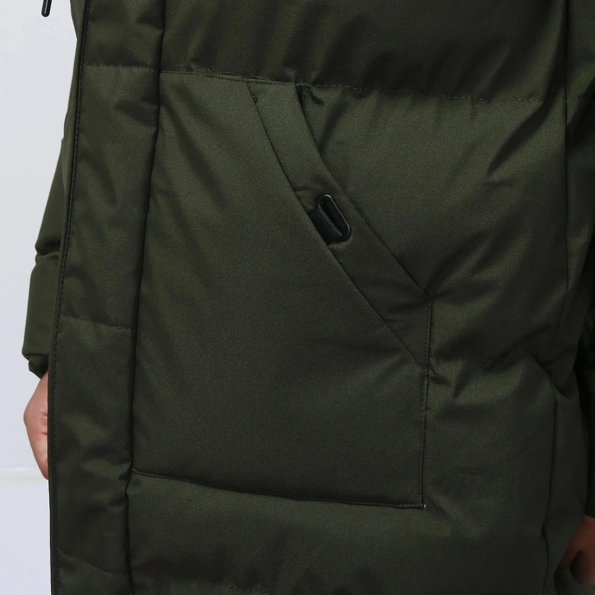 Puffer jacket met capuchon