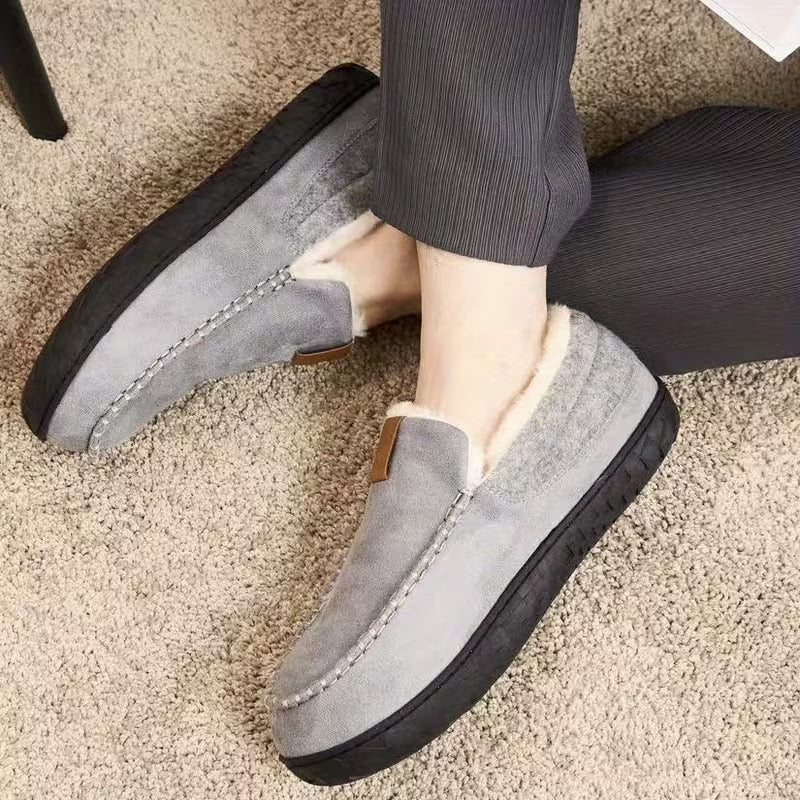 Dikke slippers met zachte zool