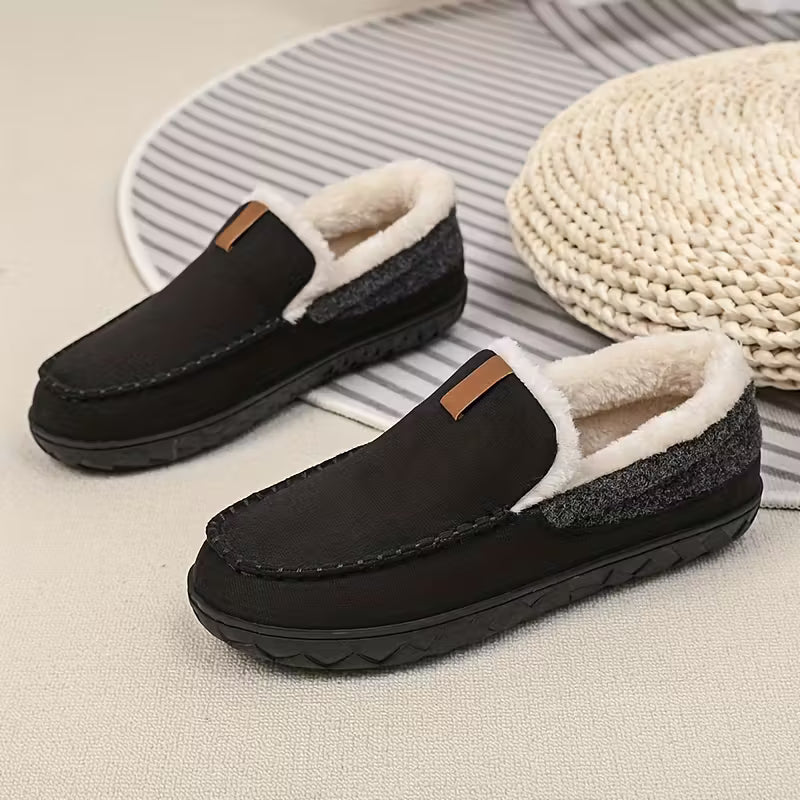 Dikke slippers met zachte zool