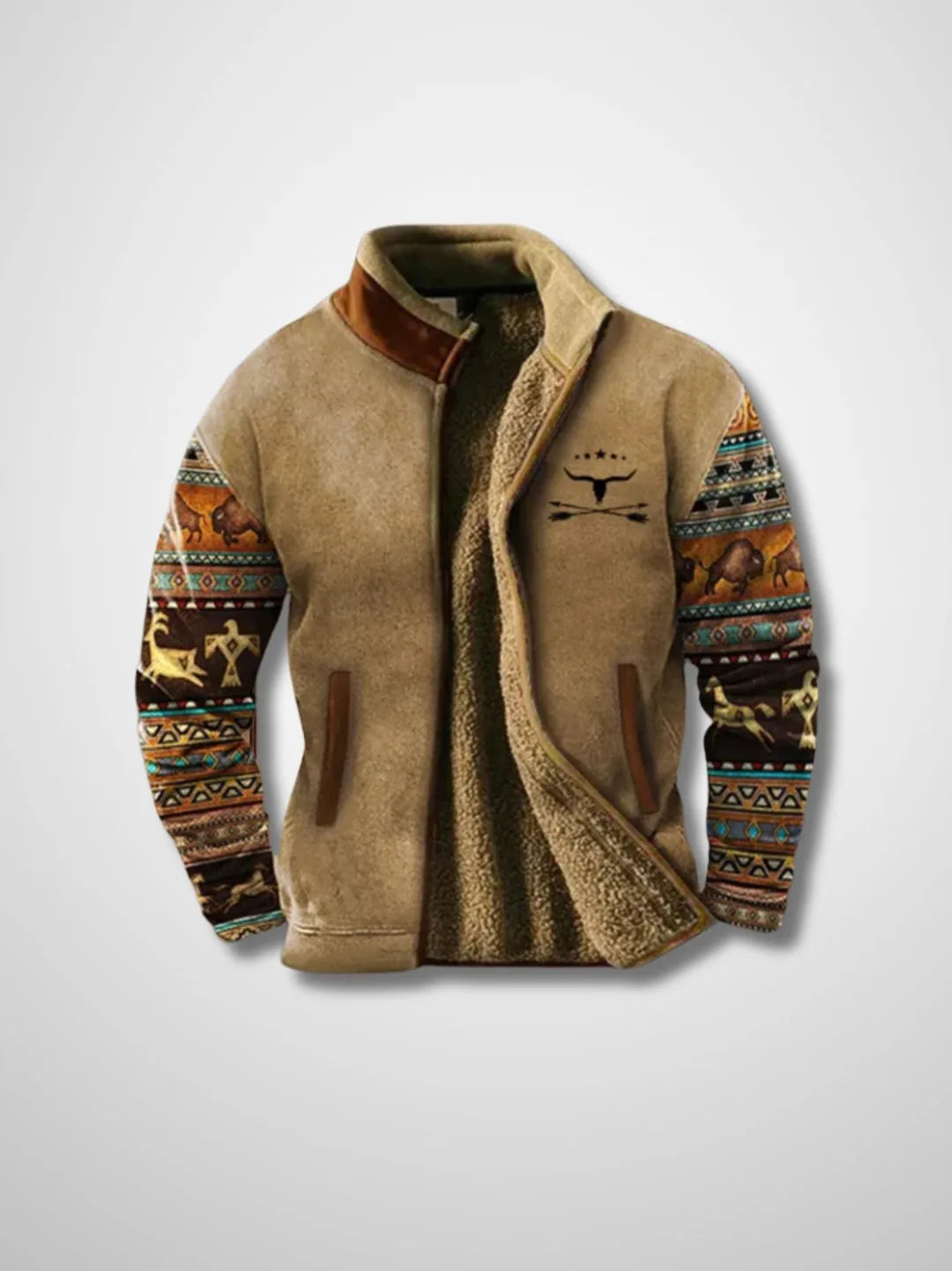 Bomberjack met fleece voering