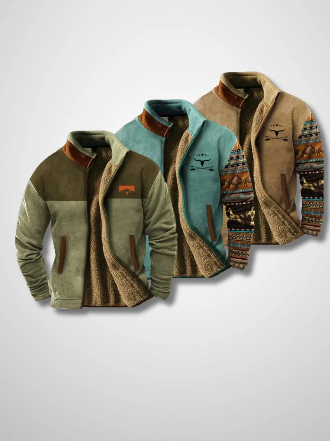 Bomberjack met fleece voering