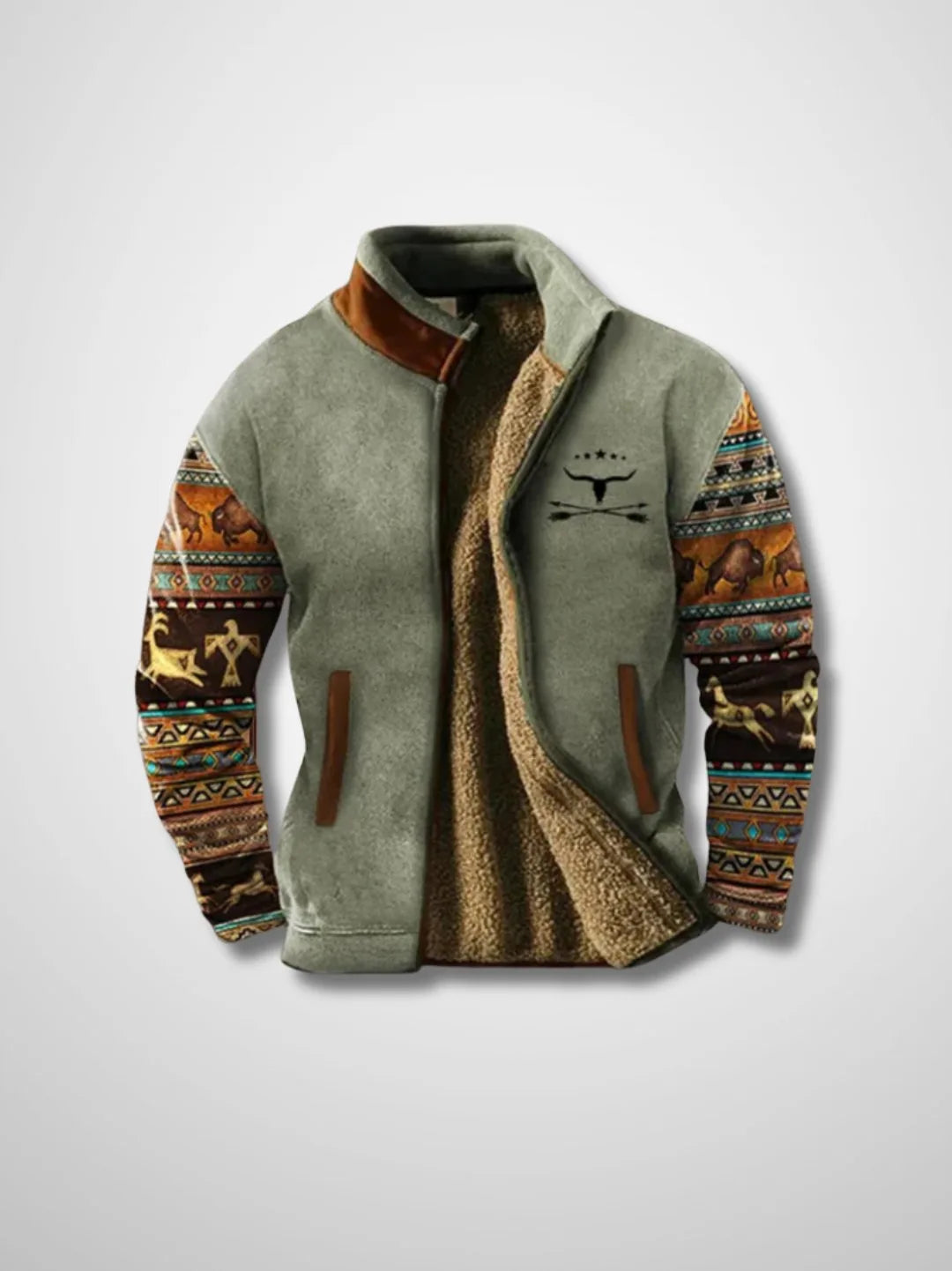 Bomberjack met fleece voering