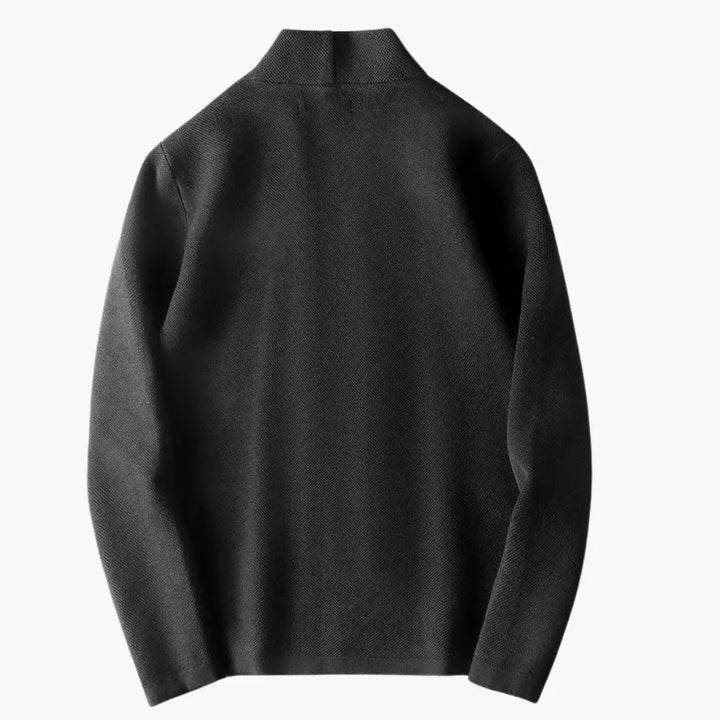 Gebreid vest met open voorkant en lange mouwen