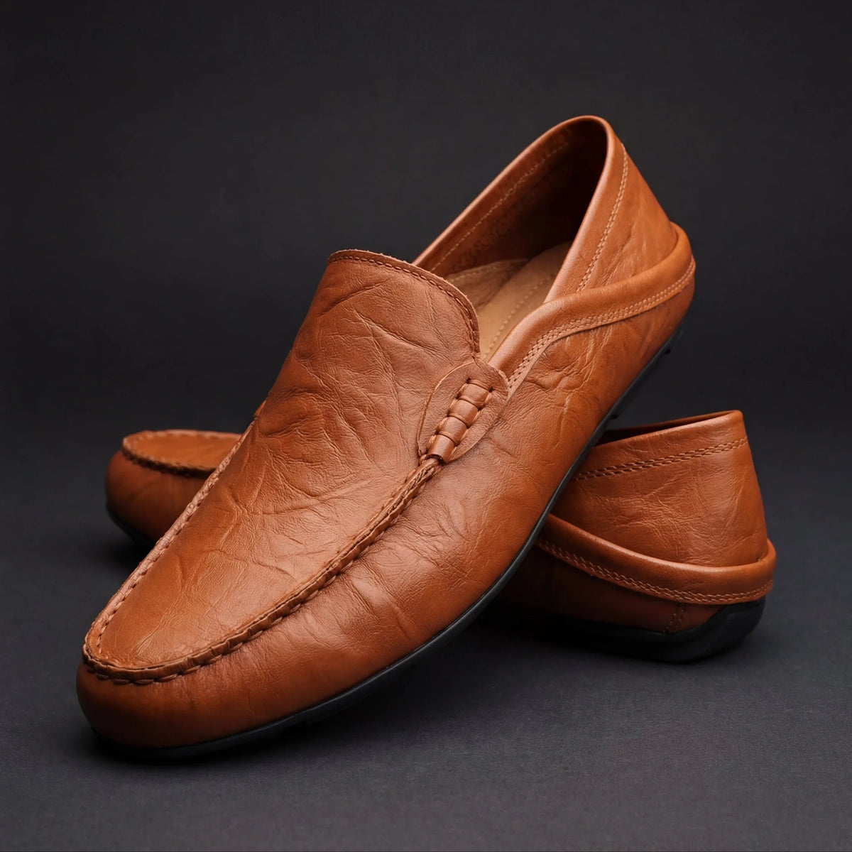 Mocassins met slip-on design