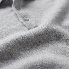 Polo shirt slim fit met lange mouwen