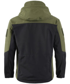 Parka met camouflage en verstelbare capuchon