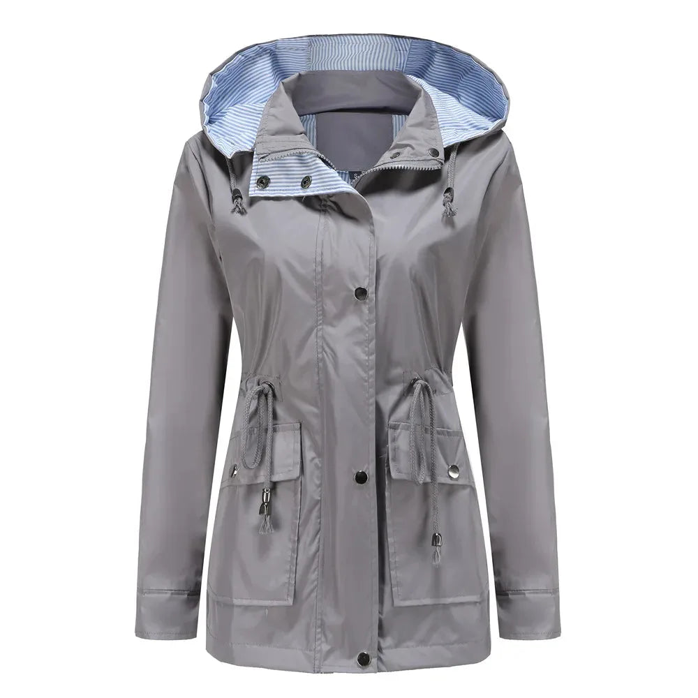 Waterdichte hooded jas