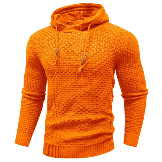 Hoodie met textuur en capuchon