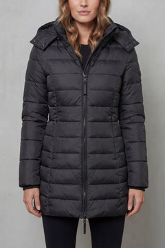 Puffer jas met capuchon