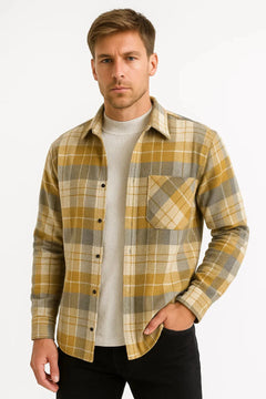 Casual overhemden met plaid patroon