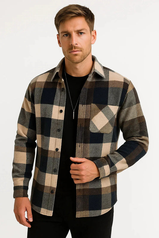 Casual overhemden met plaid patroon