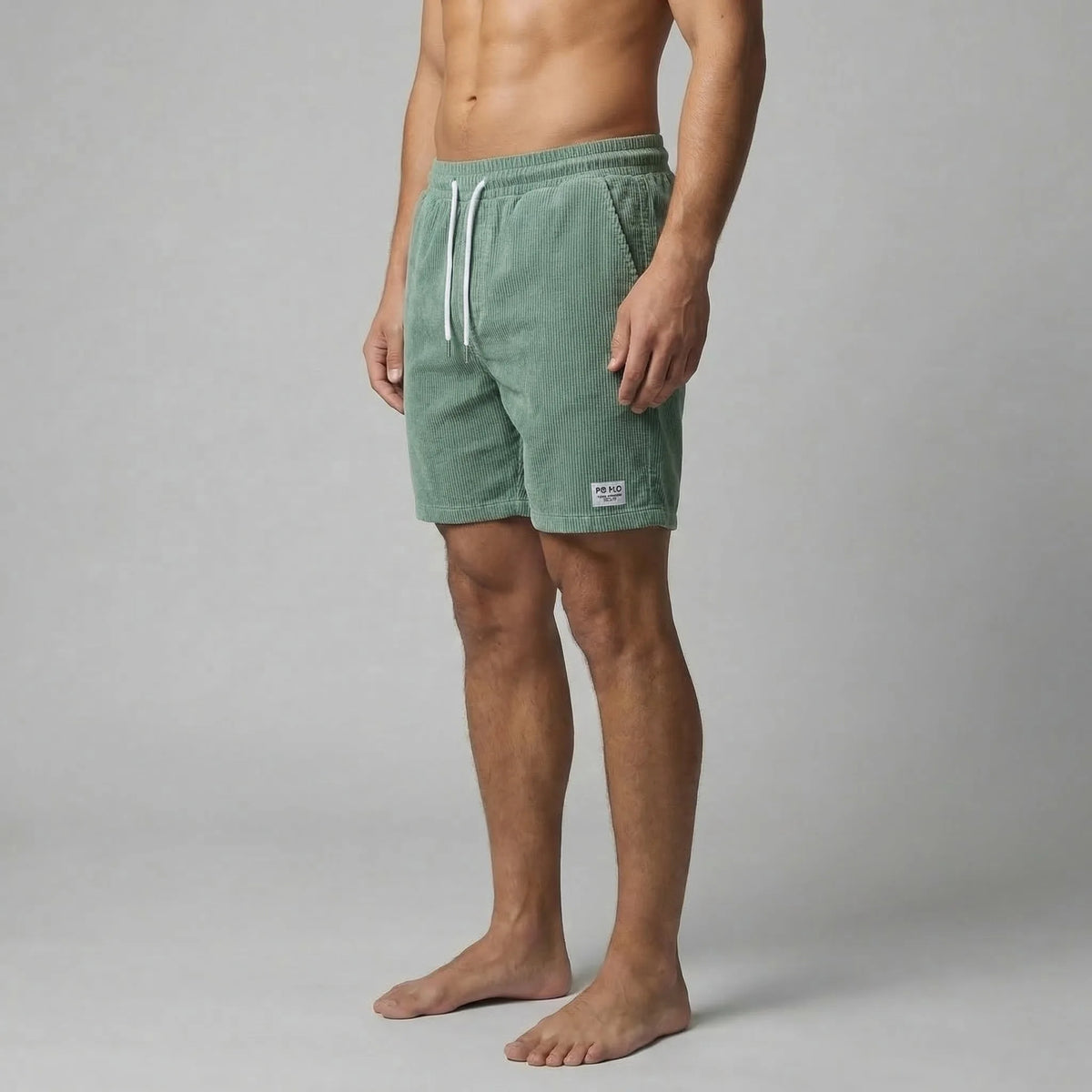 Regular fit shorts met drawstring