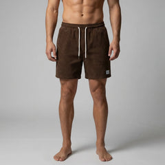 Regular fit shorts met drawstring