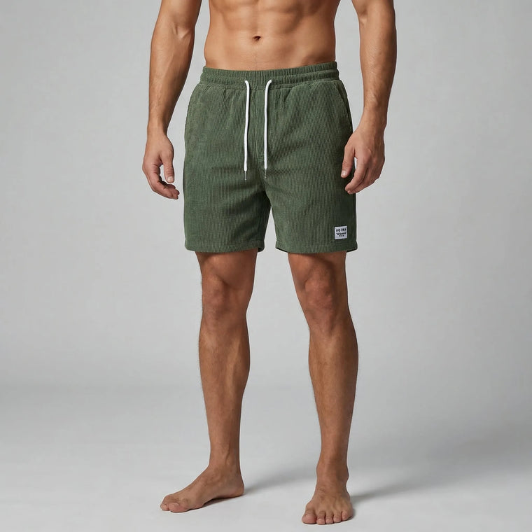 Regular fit shorts met drawstring