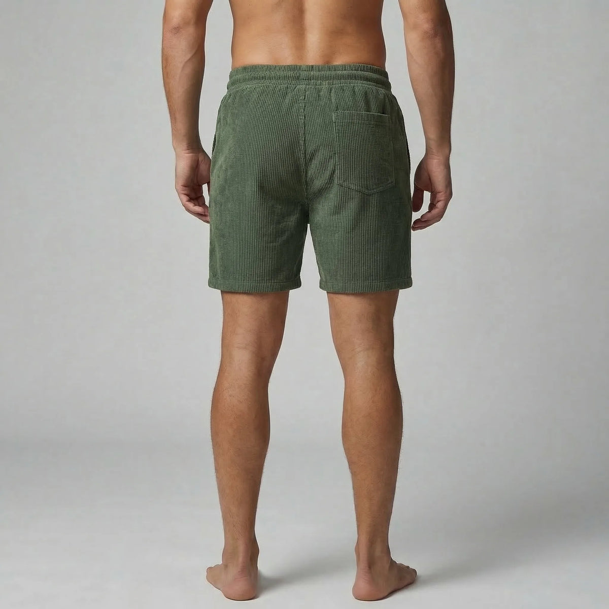 Regular fit shorts met drawstring