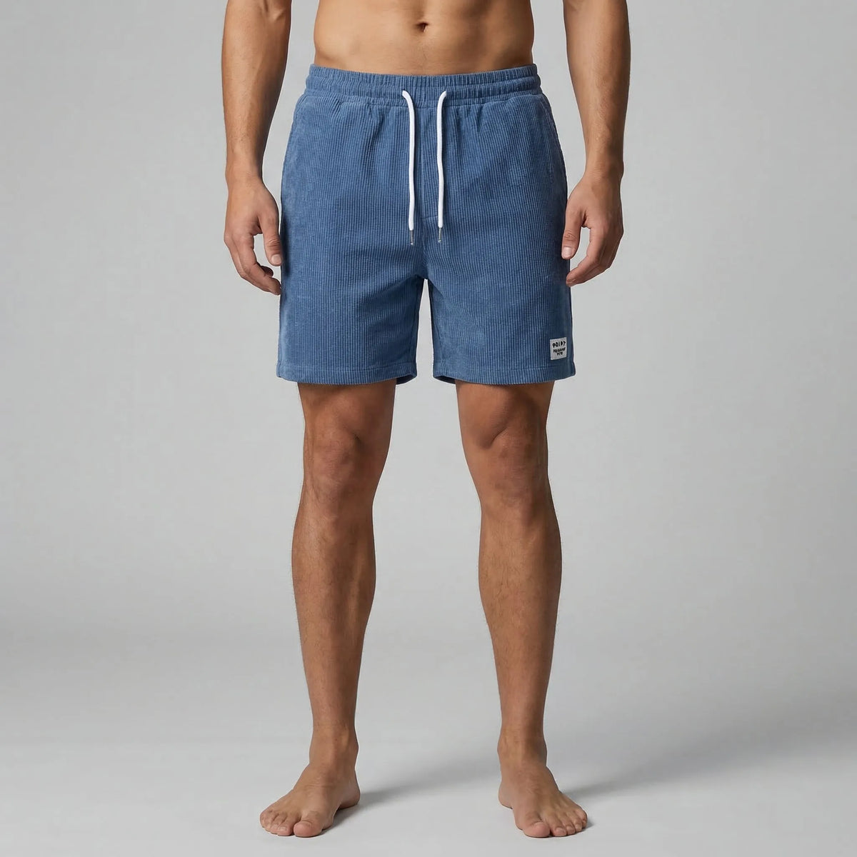 Regular fit shorts met drawstring