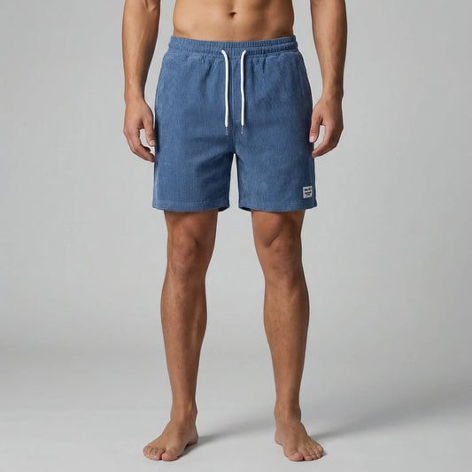 Regular fit shorts met drawstring
