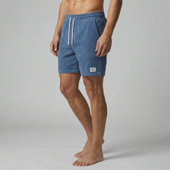 Regular fit shorts met drawstring