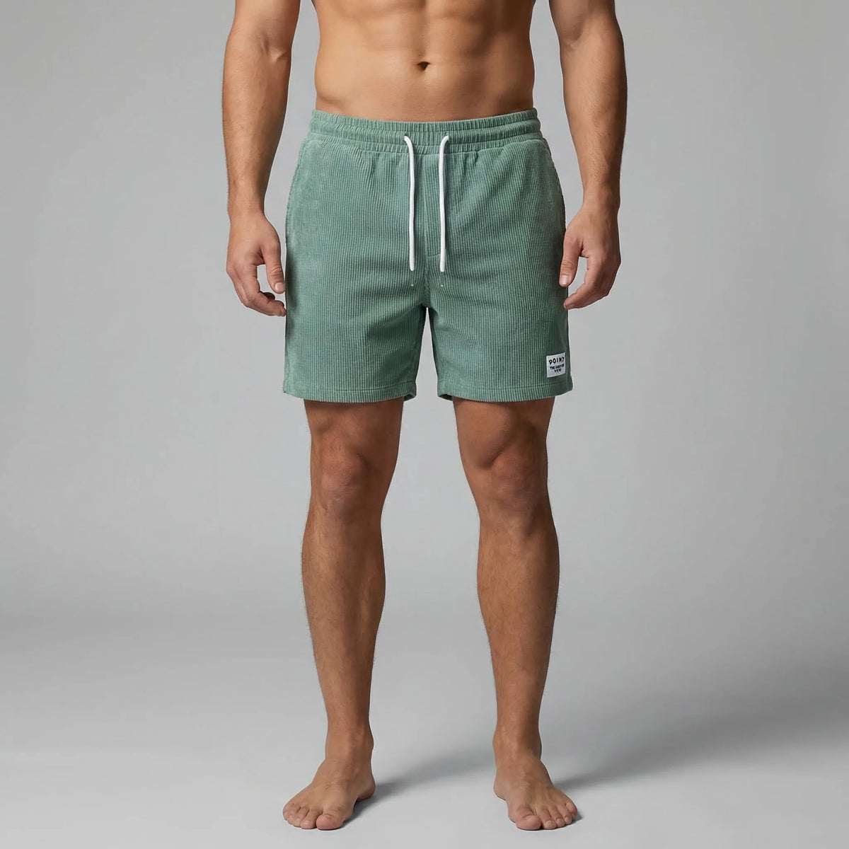 Regular fit shorts met drawstring