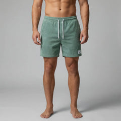 Regular fit shorts met drawstring