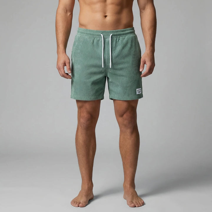 Regular fit shorts met drawstring