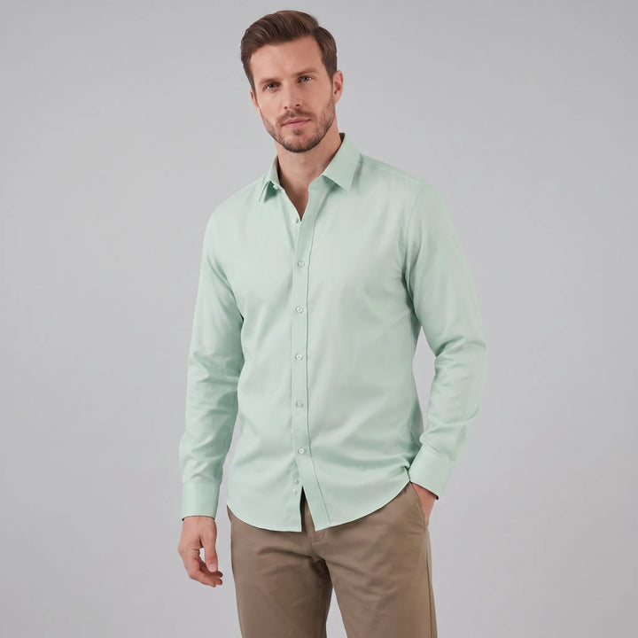 Slim-fit nette overhemd