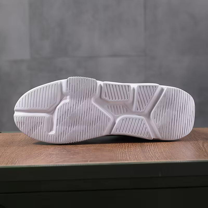 Hoge sneakers met antislip zool en vetersluiting