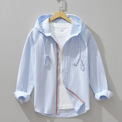 Hoodie met capuchon en borstzak