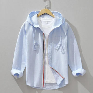 Hoodie met capuchon en borstzak