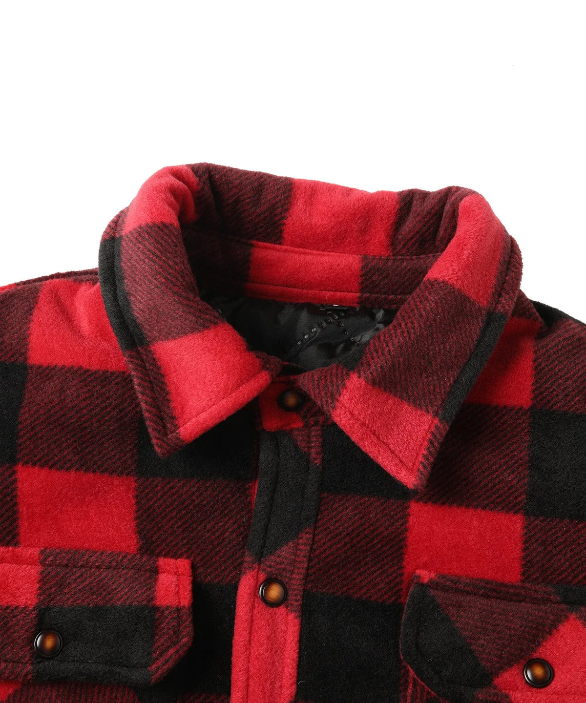 Overshirt met quilted lining