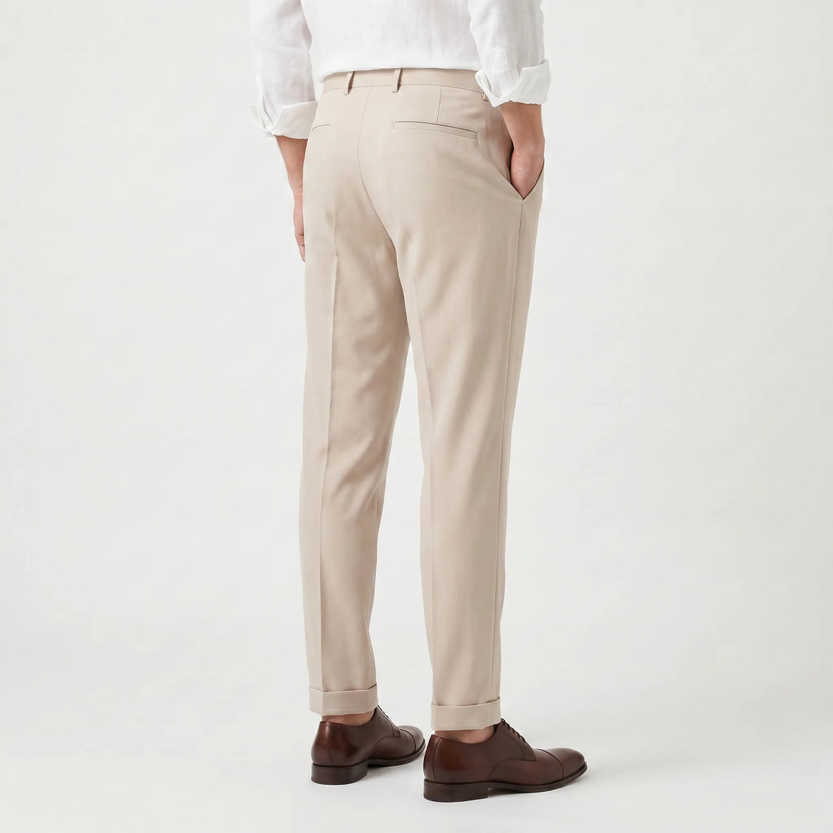 Pantalons met hoge taille
