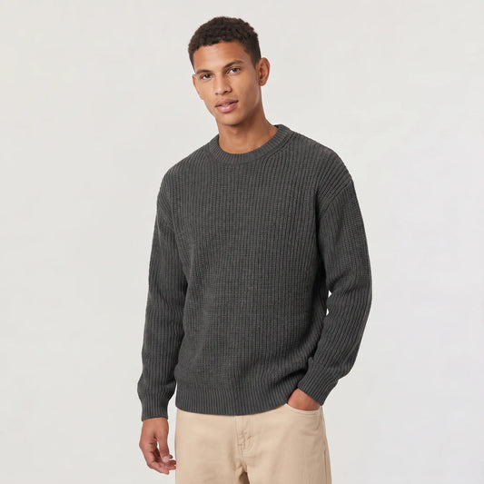 Gebreide trui met crew neckline