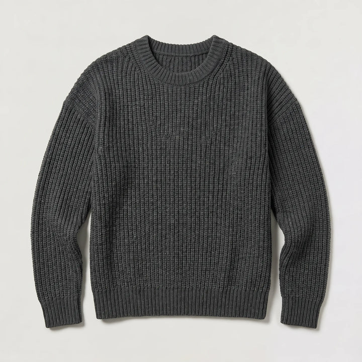 Gebreide trui met crew neckline