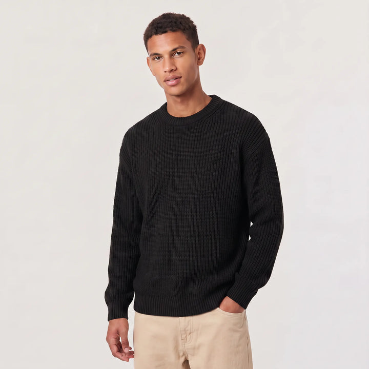 Gebreide trui met crew neckline