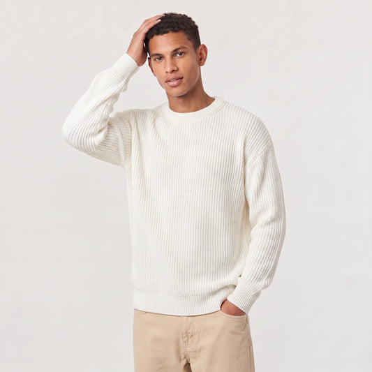 Gebreide trui met crew neckline
