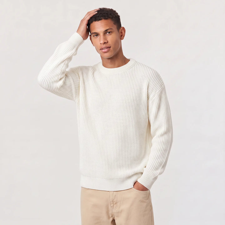Gebreide trui met crew neckline