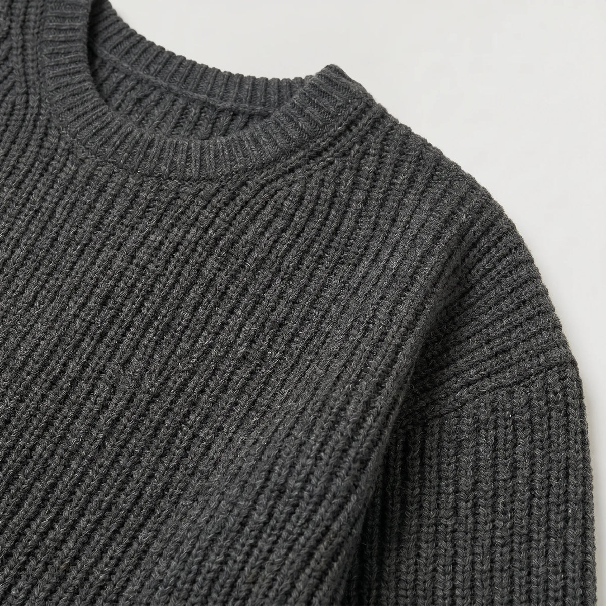 Gebreide trui met crew neckline
