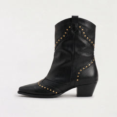 Western boots met slouch shaft