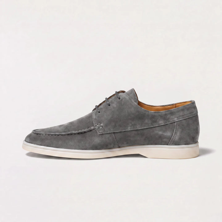 Loafers met suede bovenwerk