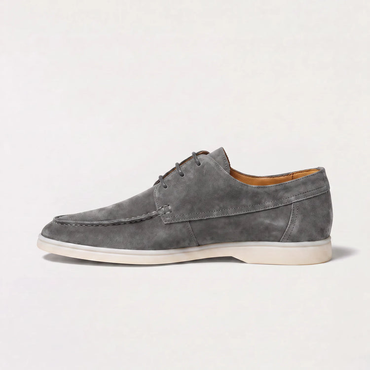 Loafers met suede bovenwerk