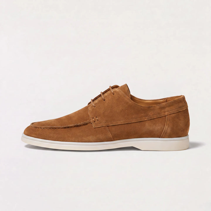 Loafers met suede bovenwerk