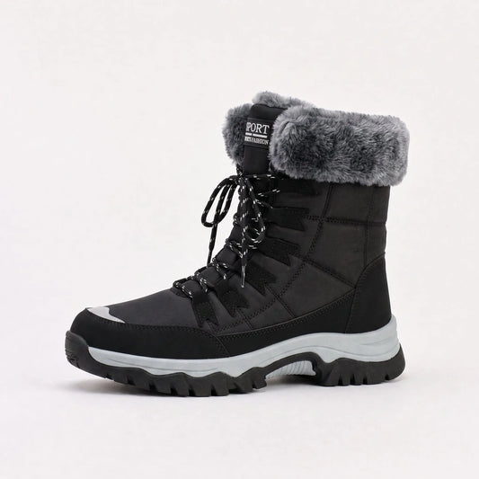 Mid-calf winterlaarzen met faux fur