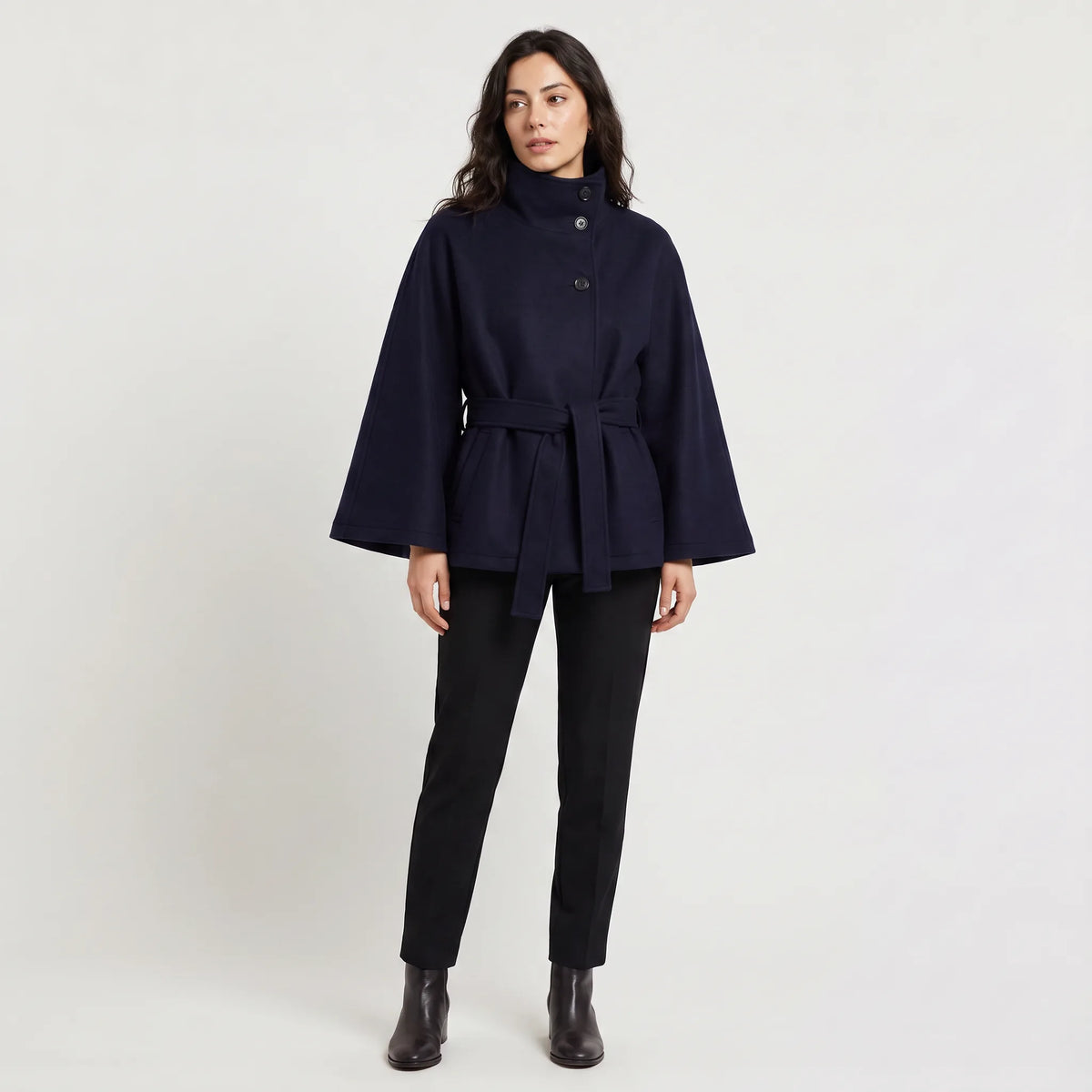 Oversized cape jas