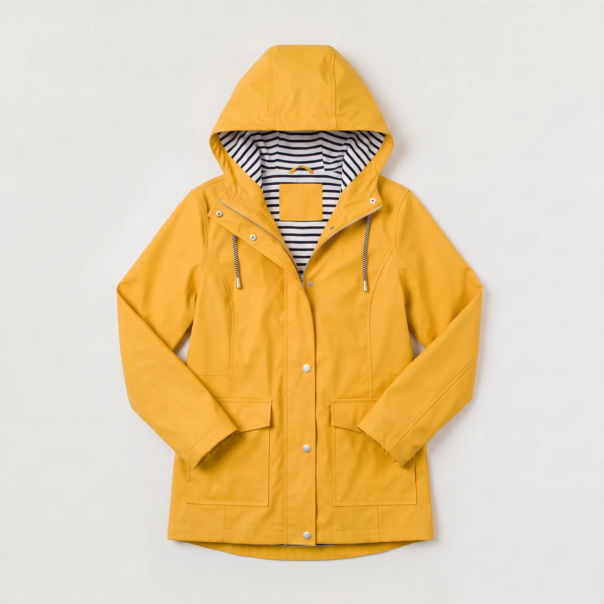 Hooded coat met capuchon