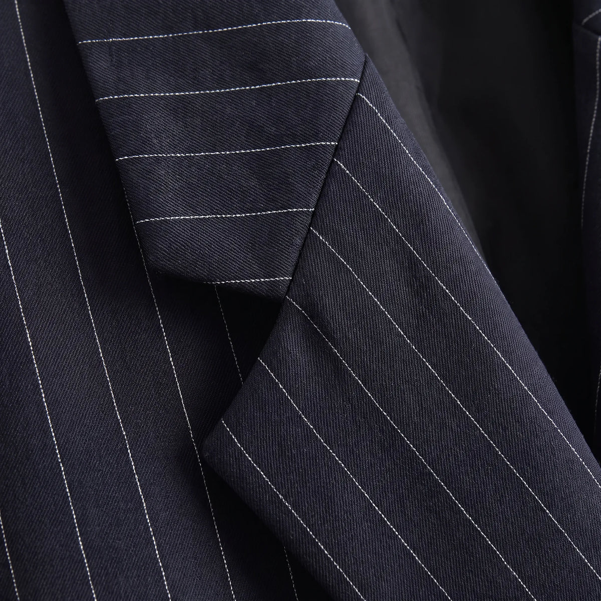Oversized blazer met pinstripe
