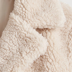 Longline teddy coat