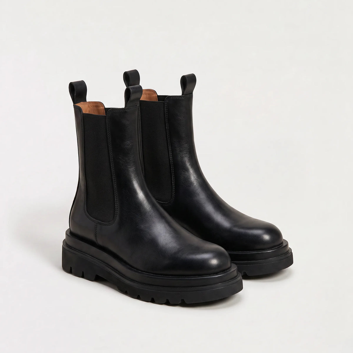 Chelsea boots met chunky platform