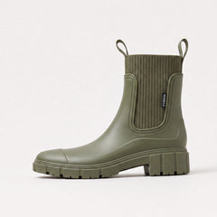 Waterproof chunky Chelsea boots