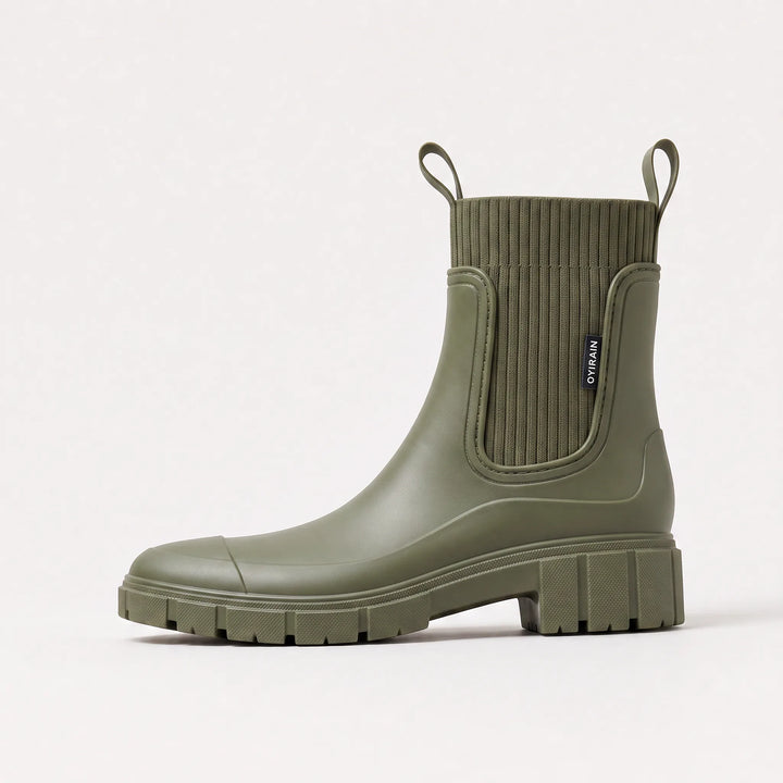 Waterproof chunky Chelsea boots